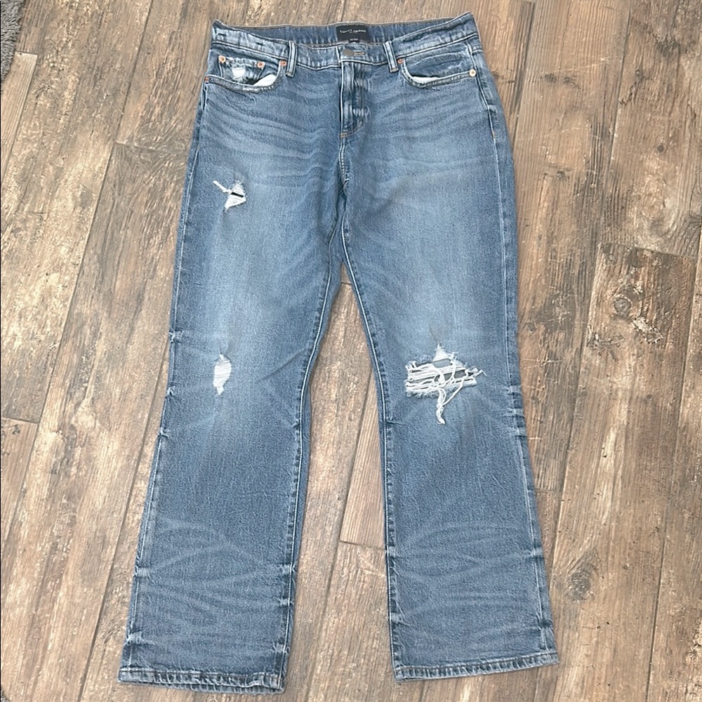 Lucky Brand Midrise Bootcut Jeans Distressed